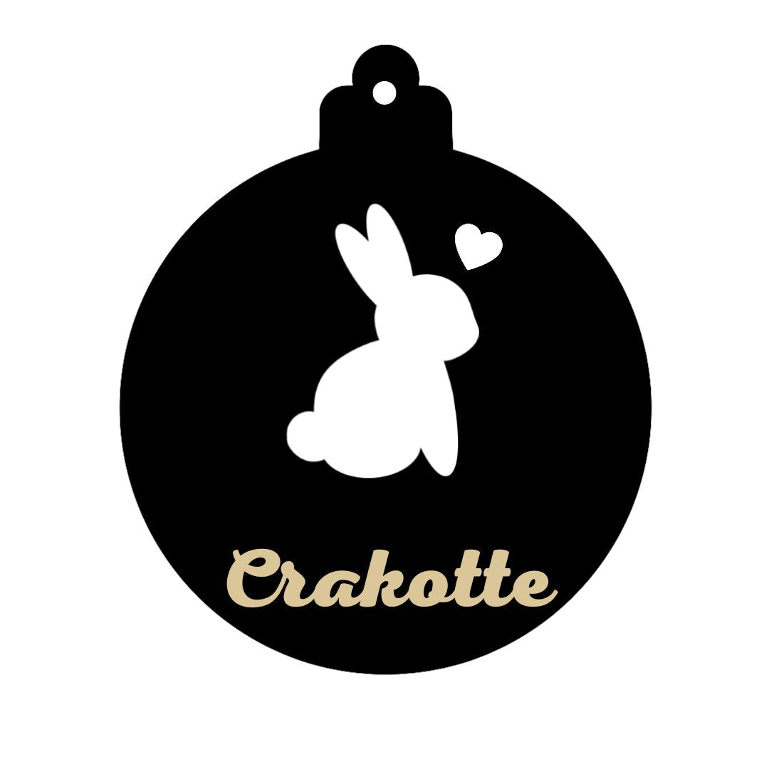 Wooden Christmas suspension - Personalized (Several options)