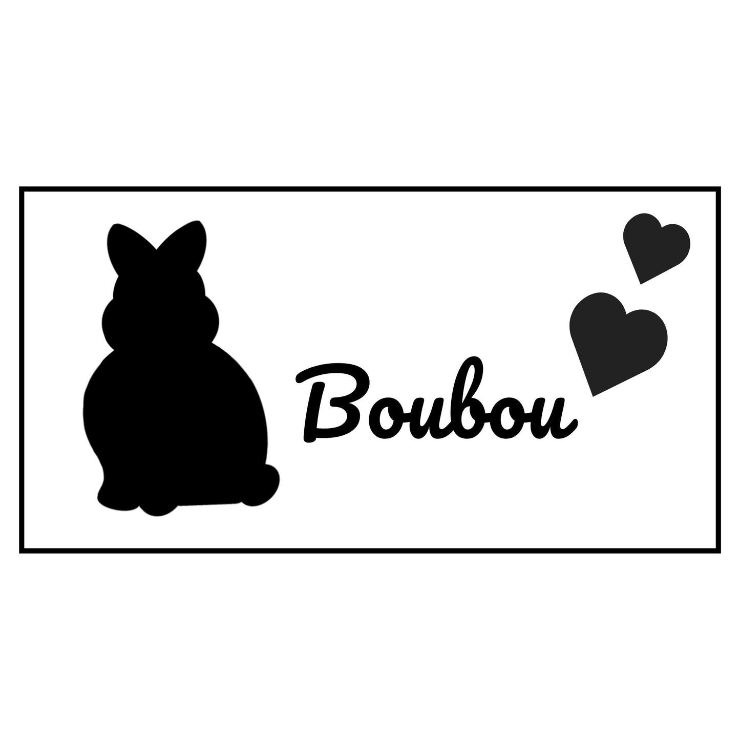 SOLO Personalized Rectangular Sign - Multiple Artwork Options (Dark Wood)