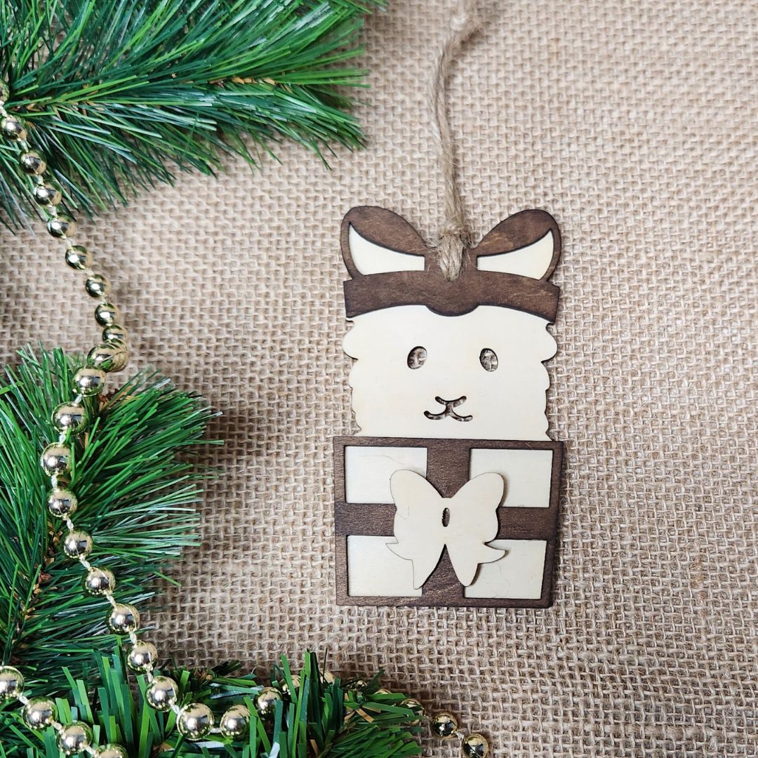 Suspension de Noël en bois - Chon