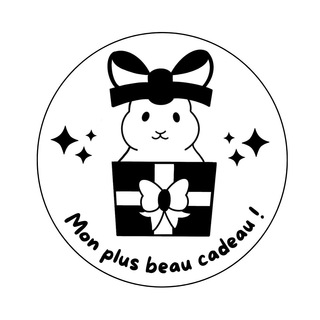 Magnet Noël Lapin - Gravure au choix