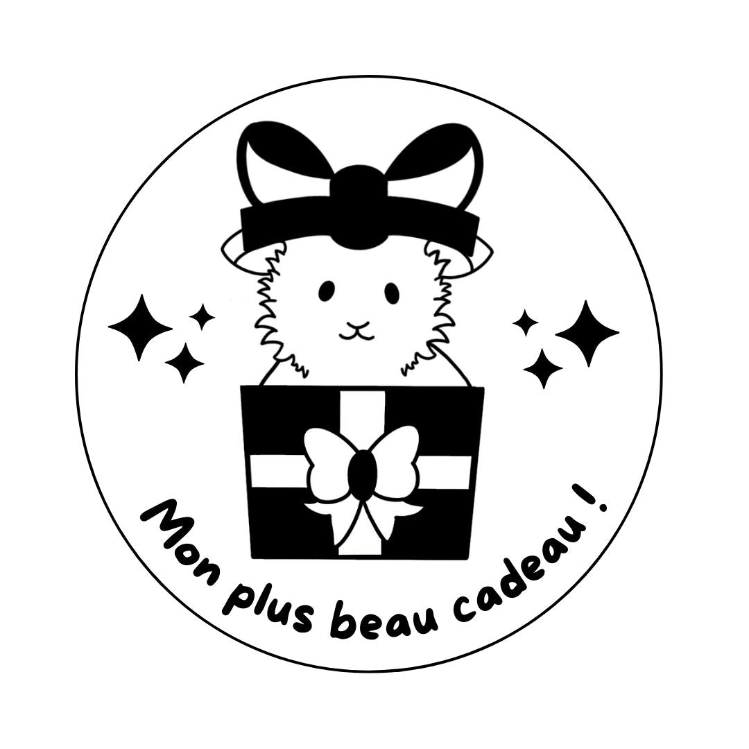Magnet Noël Lapin - Gravure au choix
