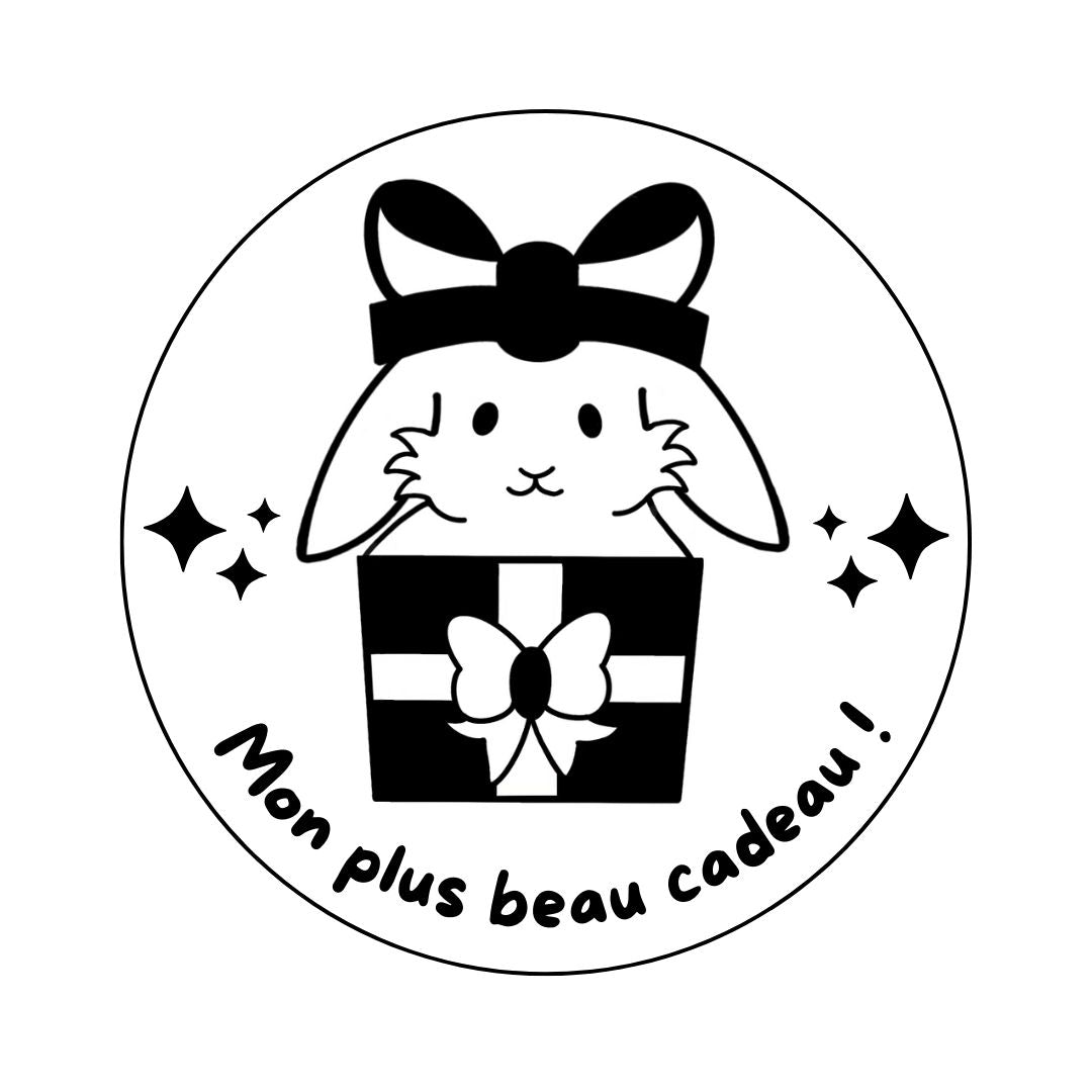 Magnet Noël Lapin - Gravure au choix