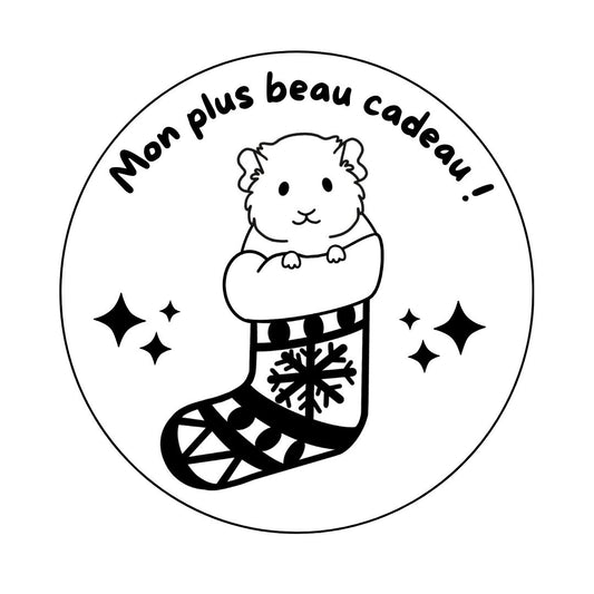 Magnet Noël chon - Gravure au choix