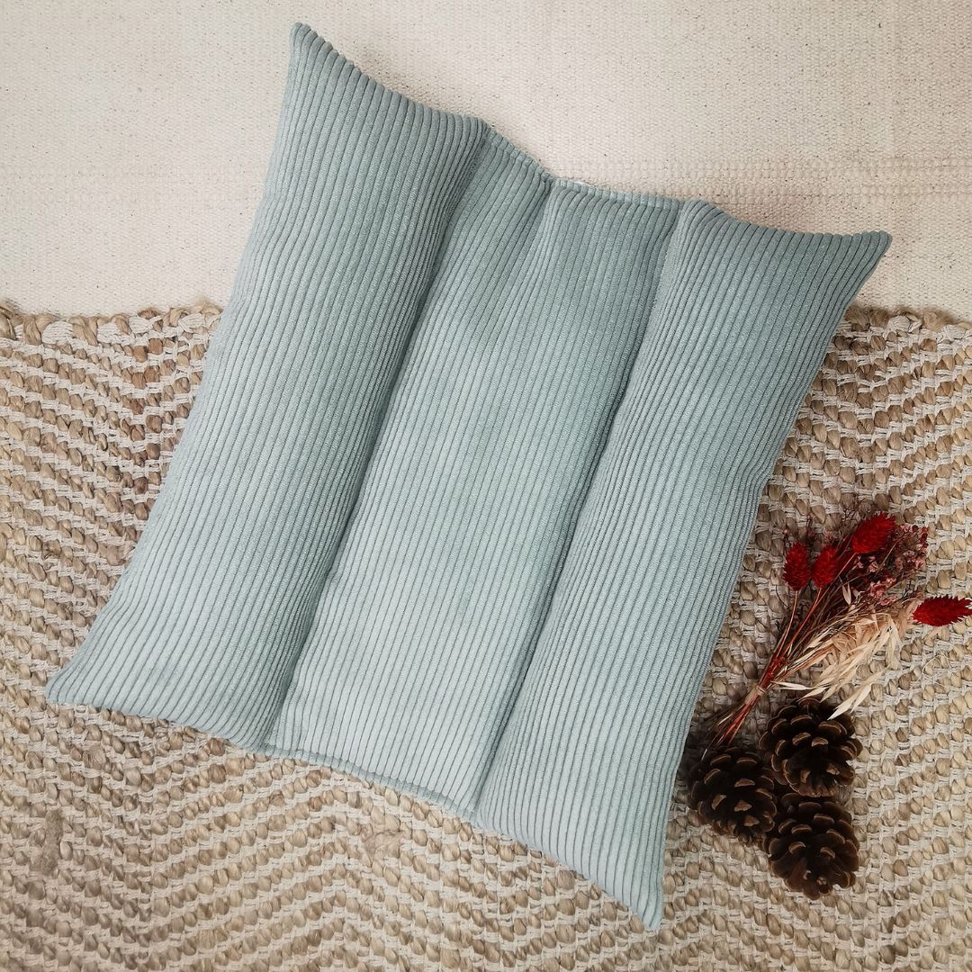 Coussin Grenouille Imperméable SOLO - Velours Côtelé