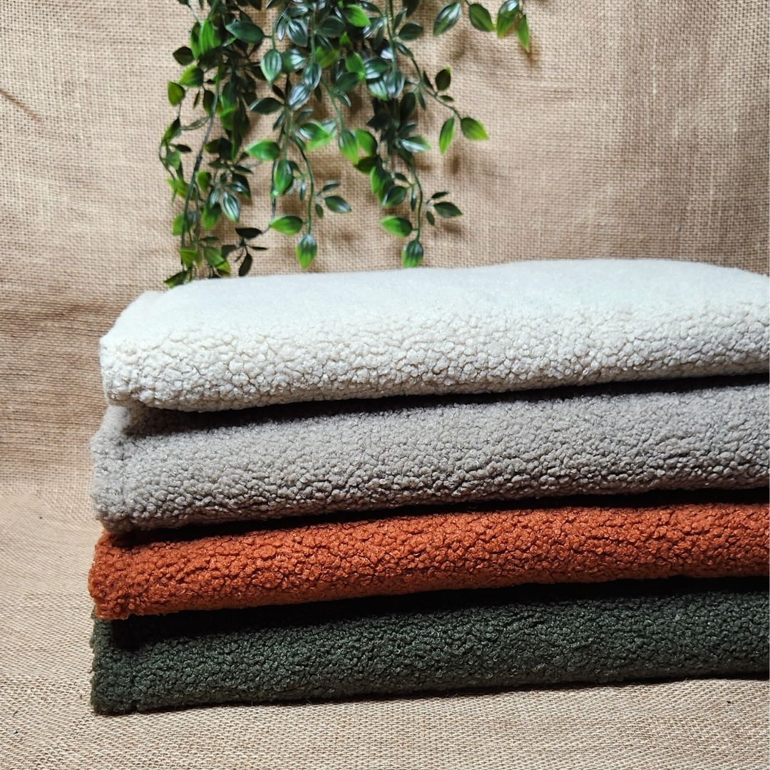 IMPERMEABLE floor mat in beige wool - MEDIUM SIZE