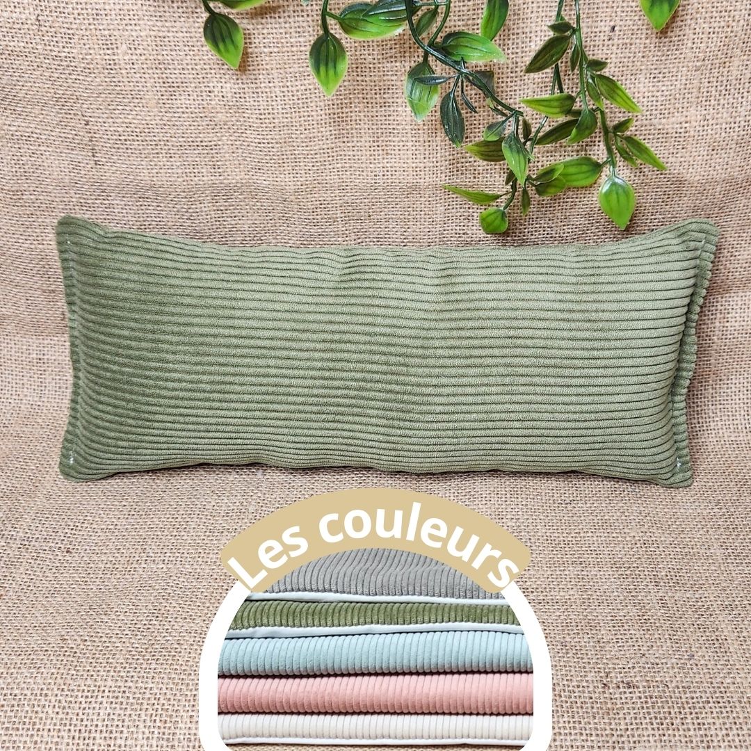 Petit coussin - Velours côtelé