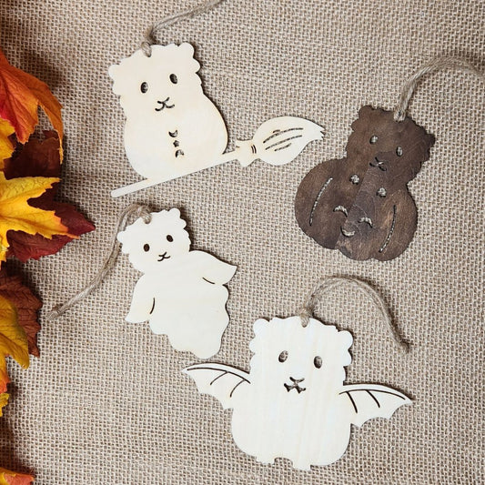 Suspensions Halloween chon (Bois clair ou foncé)