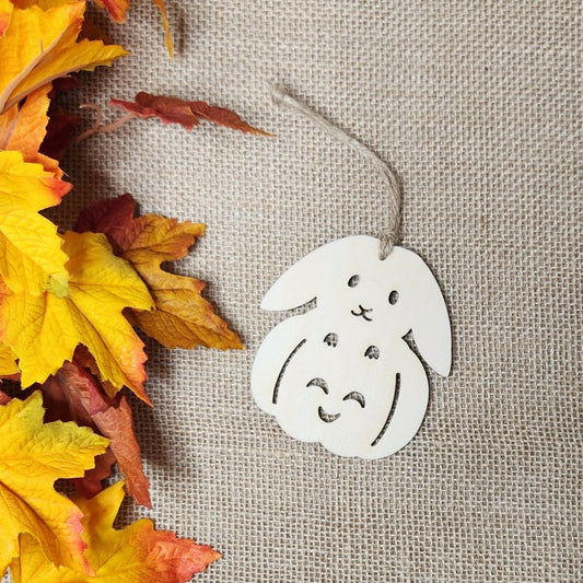 Suspensions Halloween Lapin - Bois clair ou foncé