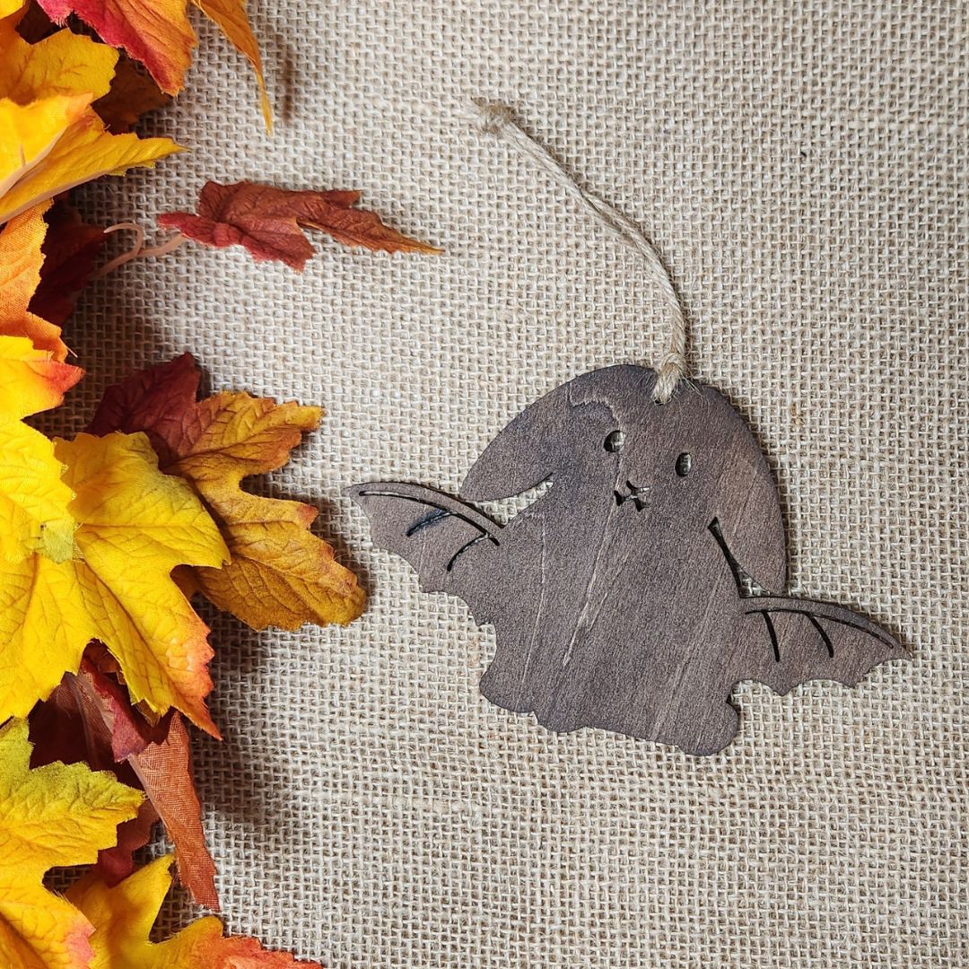 Suspensions Halloween Lapin - Bois clair ou foncé