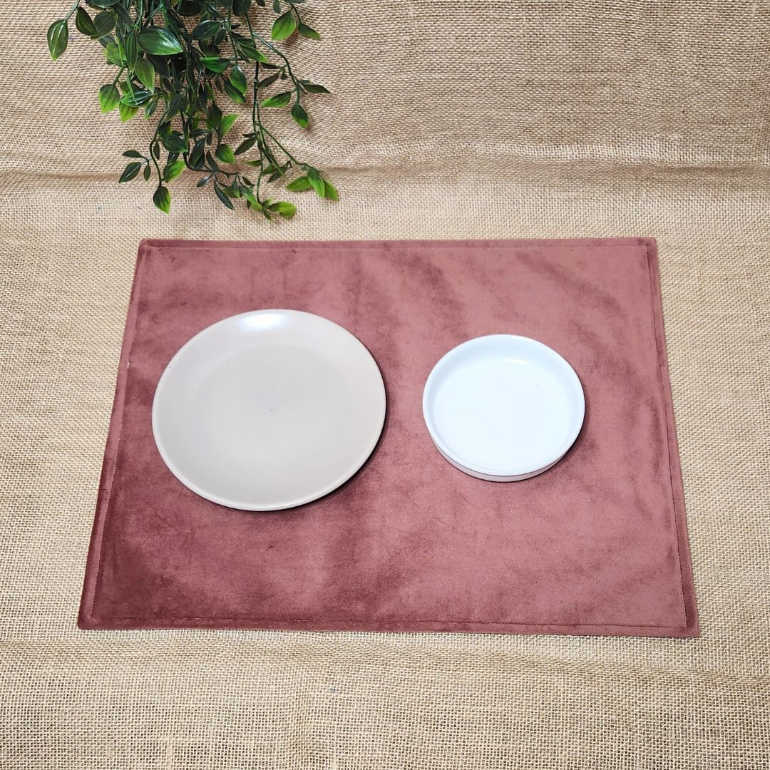 Waterproof Cat Bowl Mat - Thread Embroidered