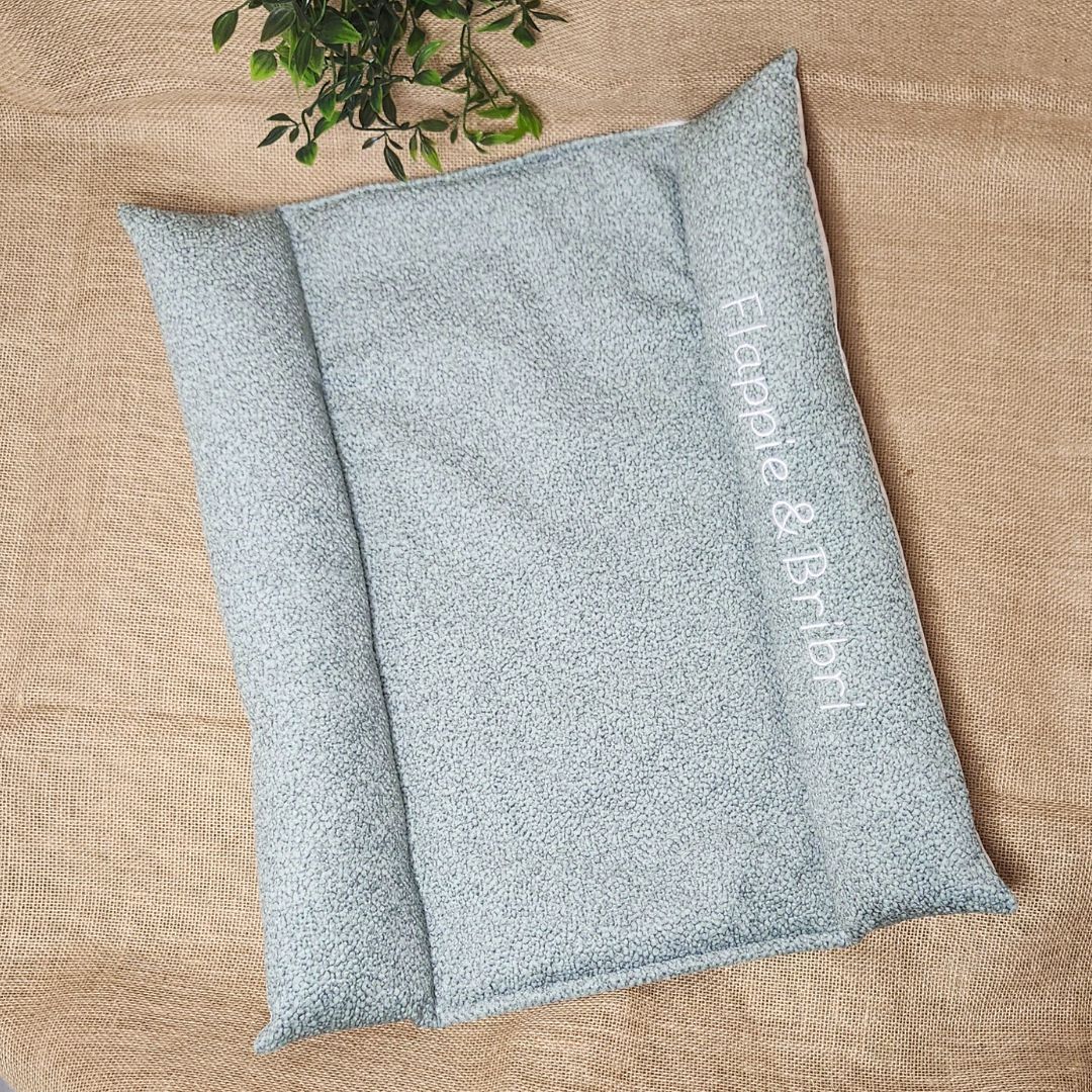 Coussin Grenouille imperméable DUO - Velours alvéolé