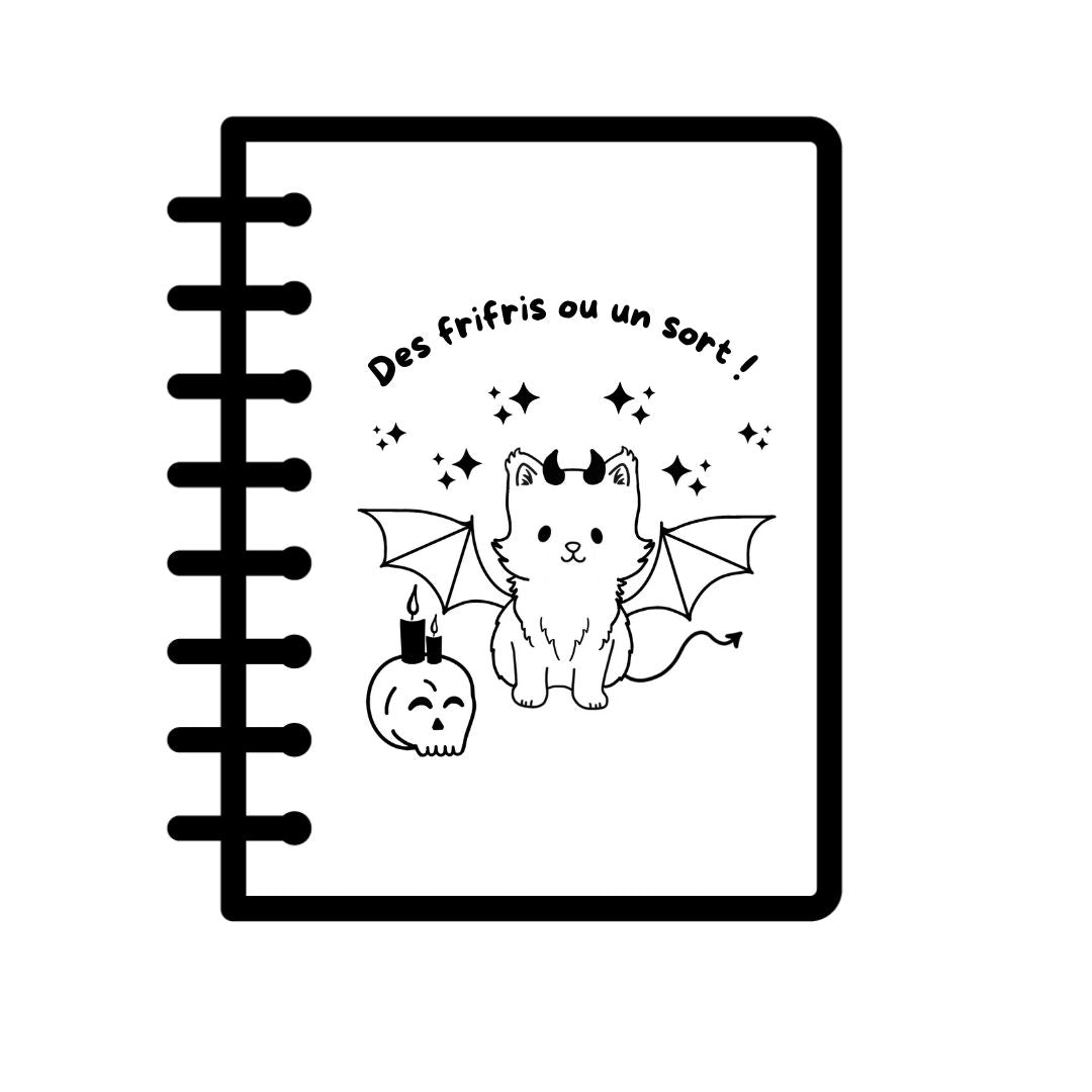 Cahier KRAFT gravé - CHAT