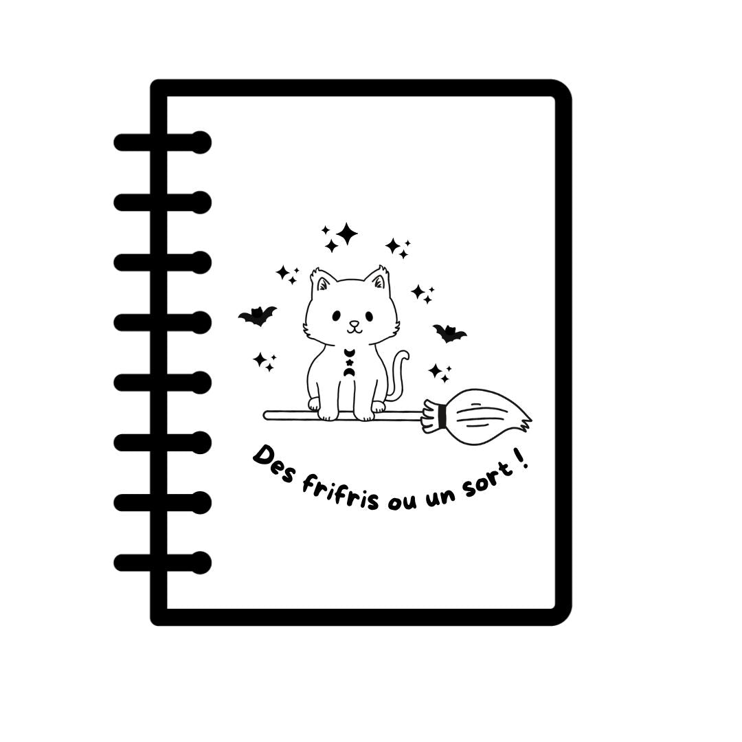 Cahier KRAFT gravé - CHAT