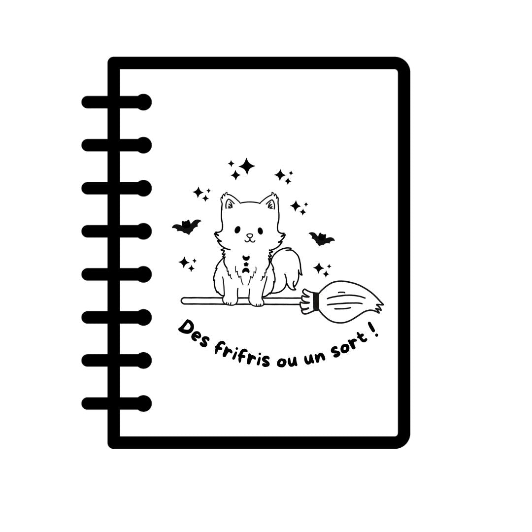 Cahier KRAFT gravé - CHAT