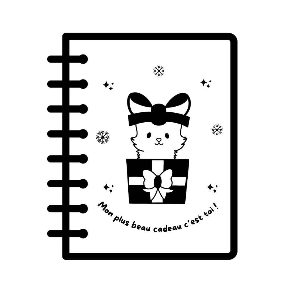 Cahier KRAFT gravé - CHAT