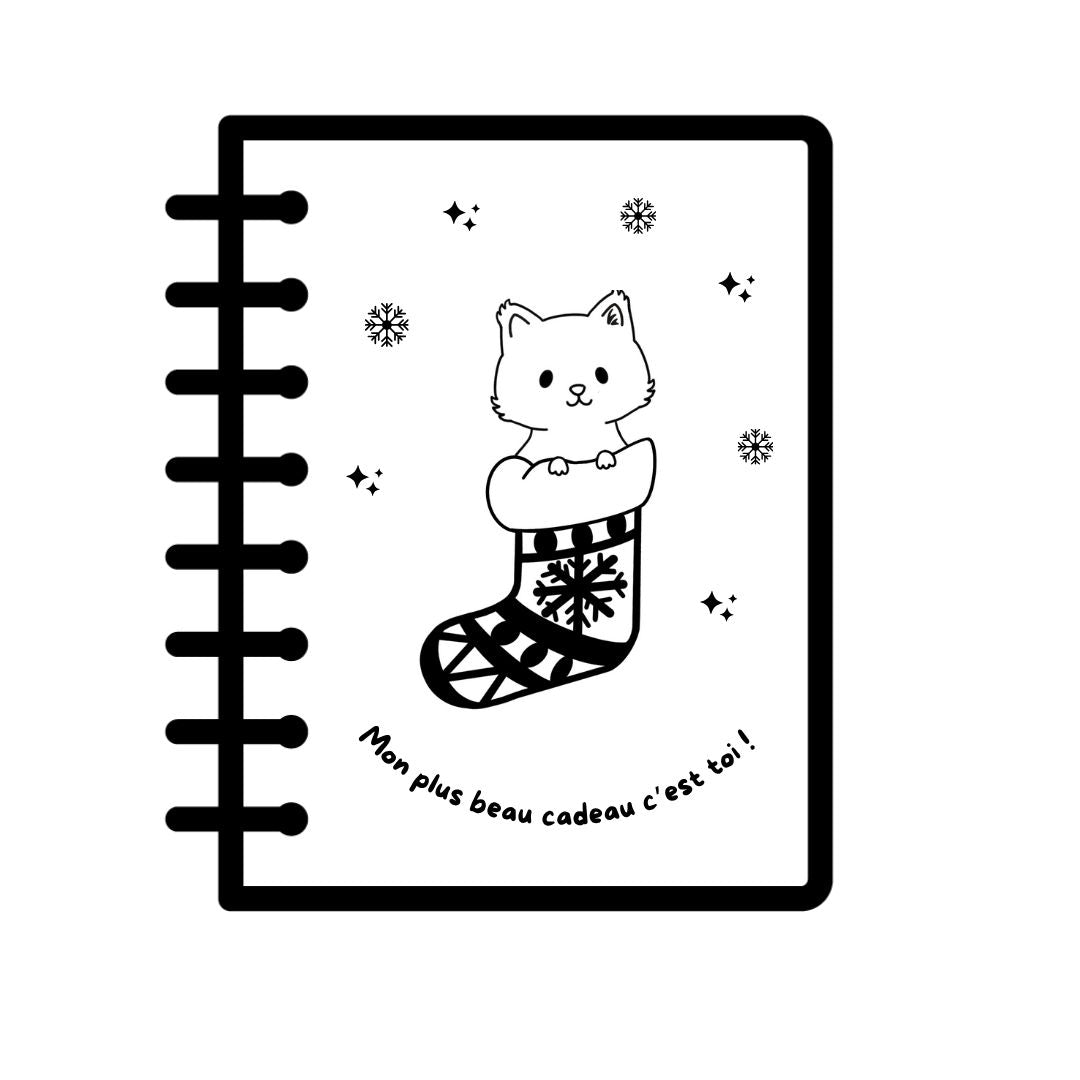 Cahier KRAFT gravé - CHAT