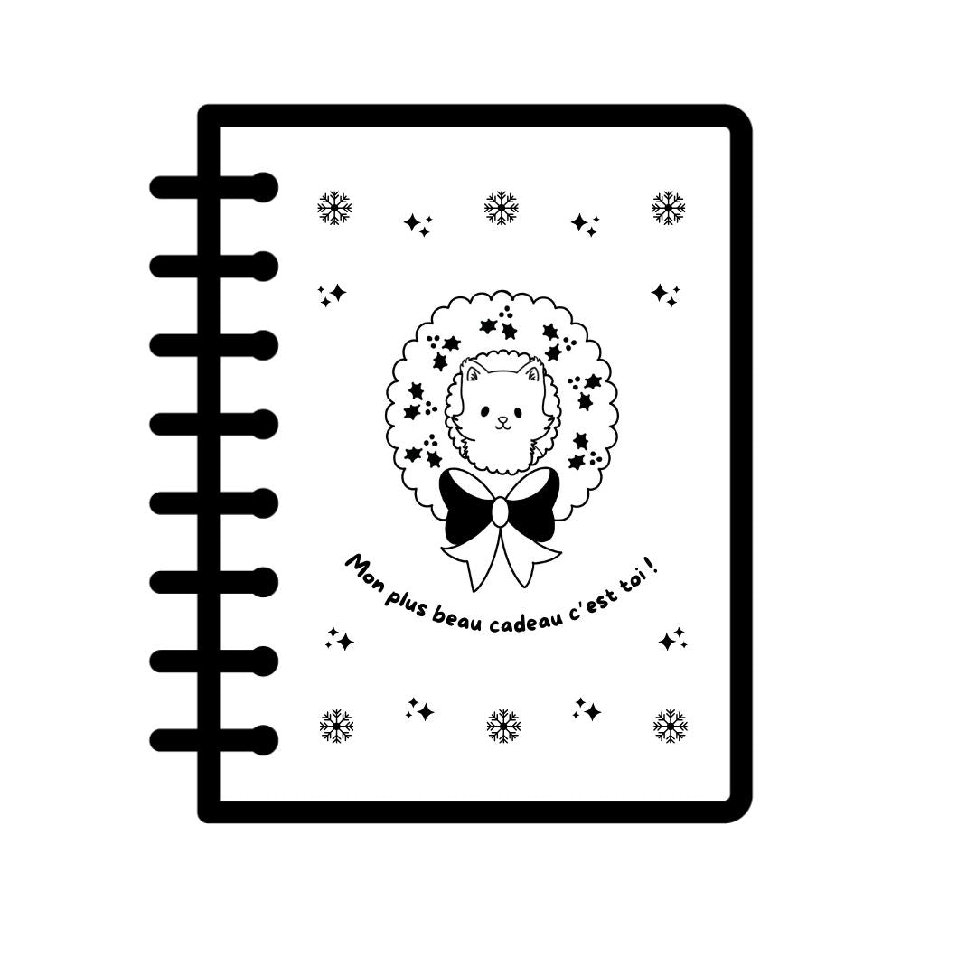 Cahier KRAFT gravé - CHAT