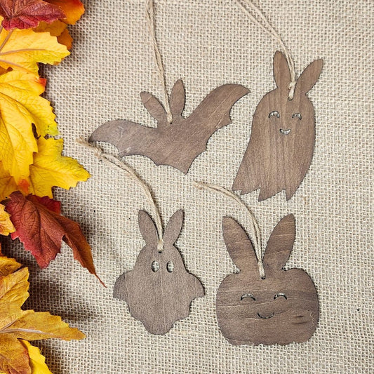 Lapichauves-mouse - Dark wood hanging lamp