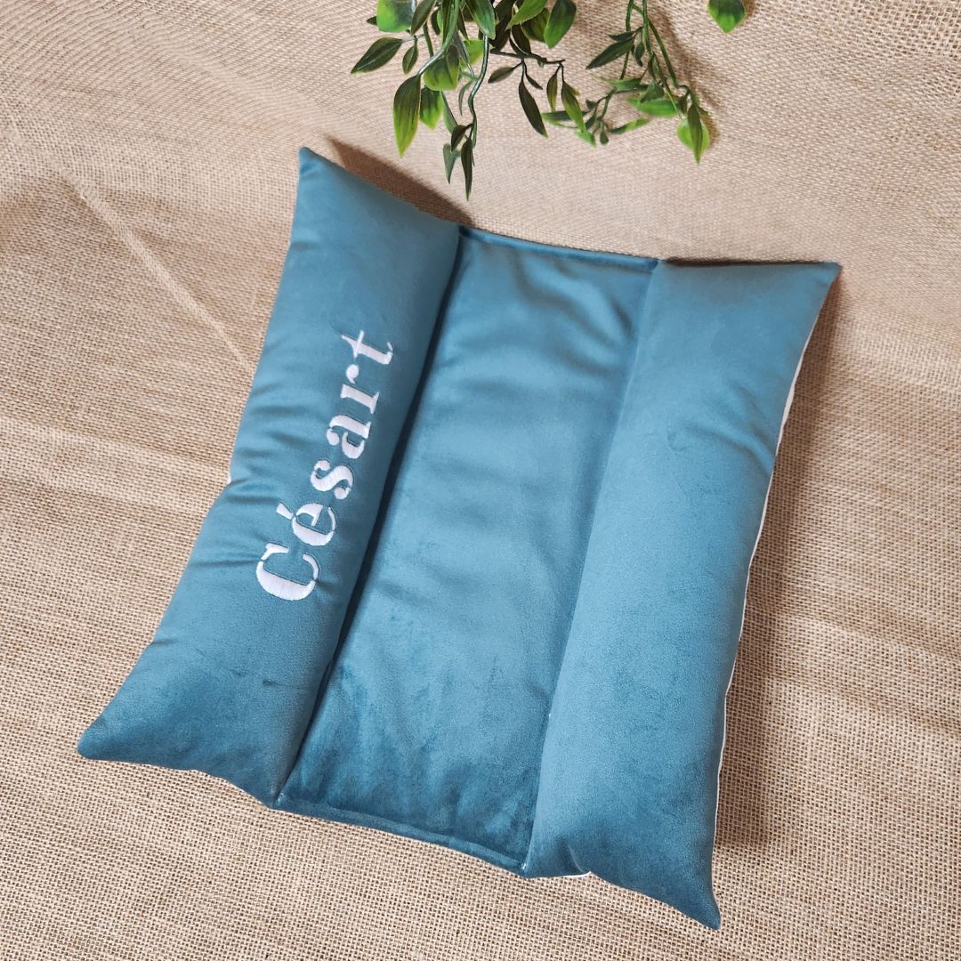 Coussin Grenouille Imperméable SOLO - Velours lisse