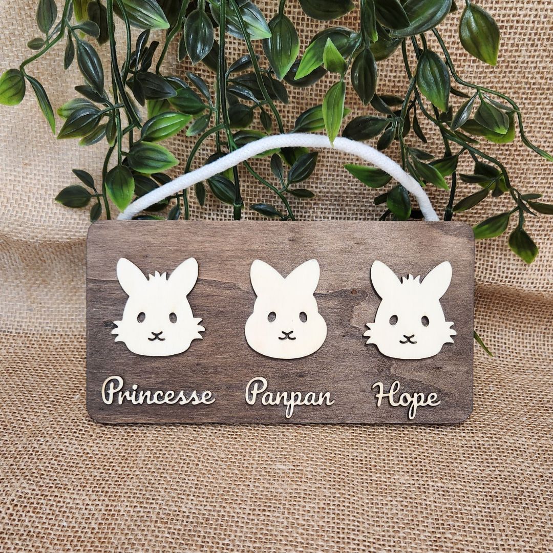 Pancarte en bois 100% personnalisée