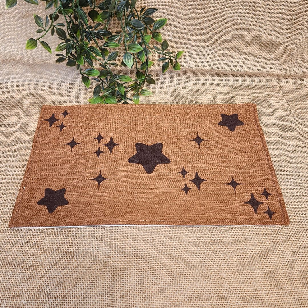 Waterproof Cat Bowl Mat - Thread Embroidered