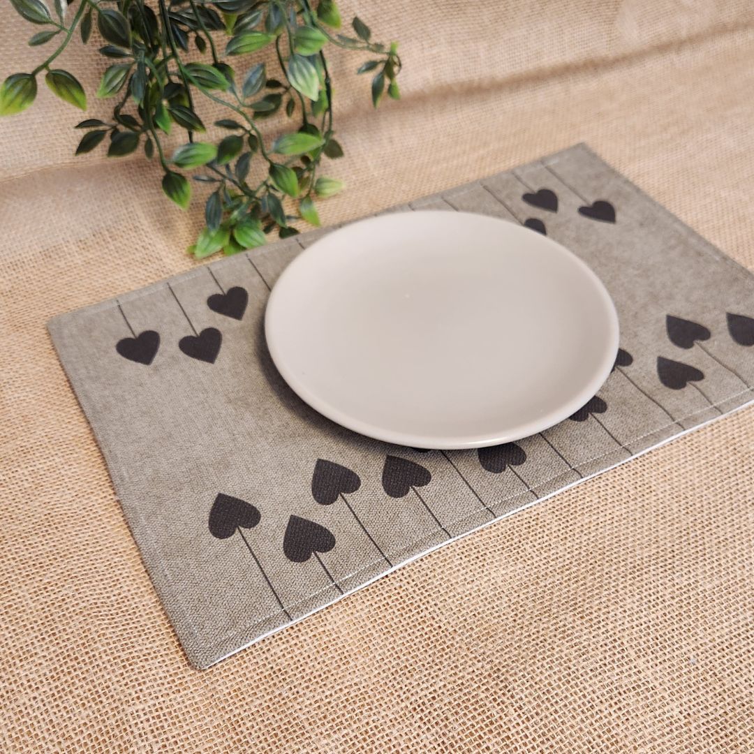 Waterproof Cat Bowl Mat - Thread Embroidered