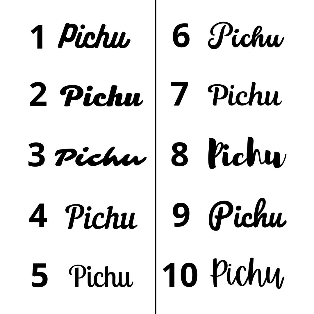 Personalized rectangular sign SOLO - Several possible illustrations (Light wood)