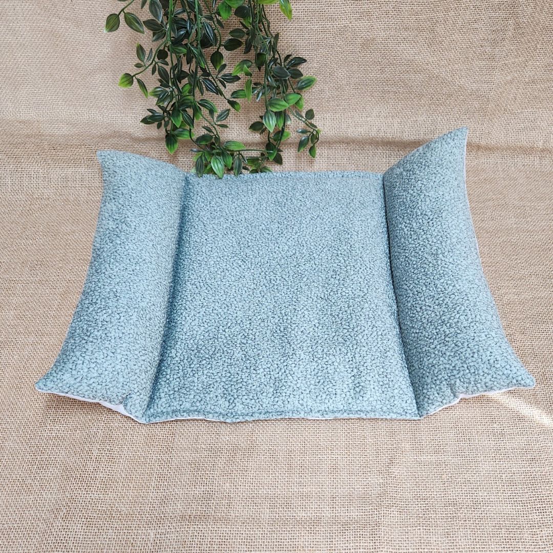 Coussin Grenouille imperméable DUO - Velours alvéolé