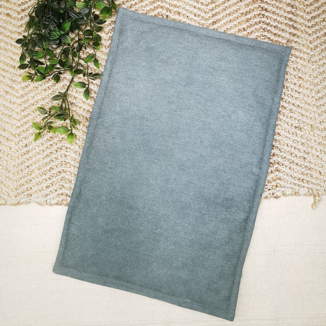 IMPERMEABLE floor mat in beige wool - MEDIUM SIZE