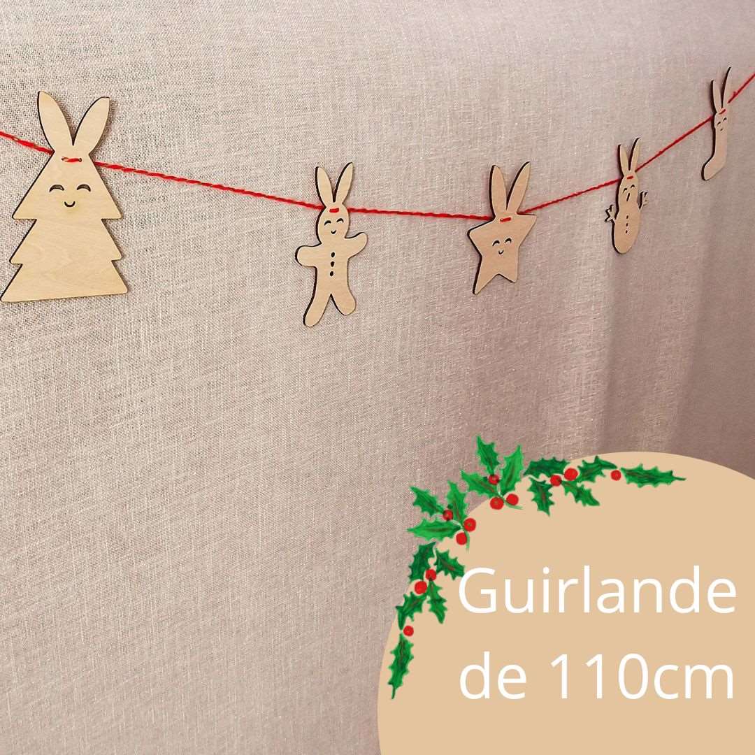 Guirlande de Noël Lapinesque !
