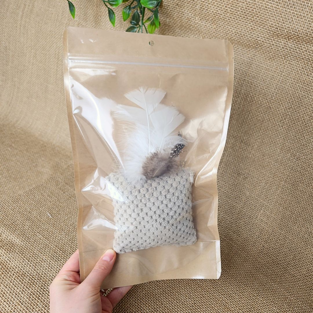 Joujou pour chat - Velours nid d'abeille