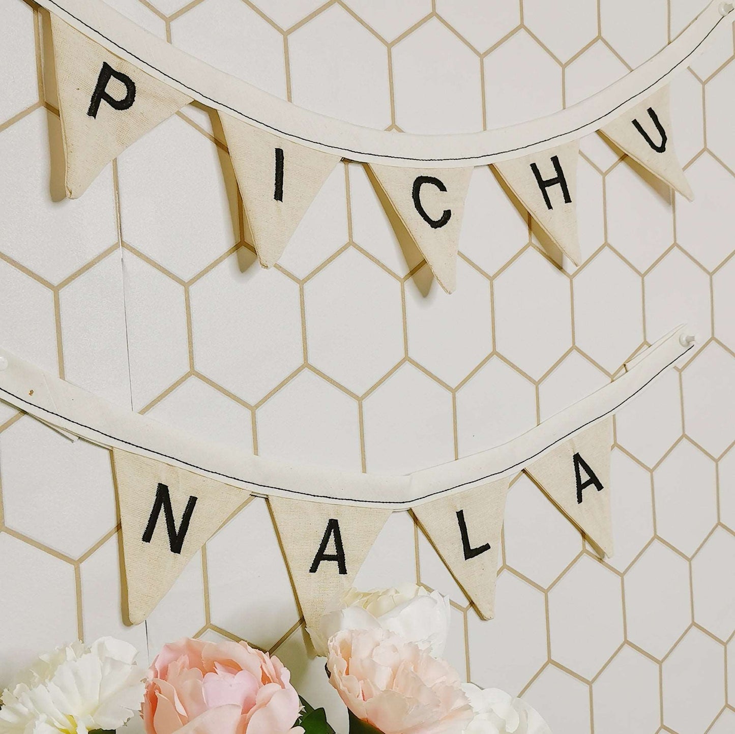 Fanion personnalisable - 4 lettres