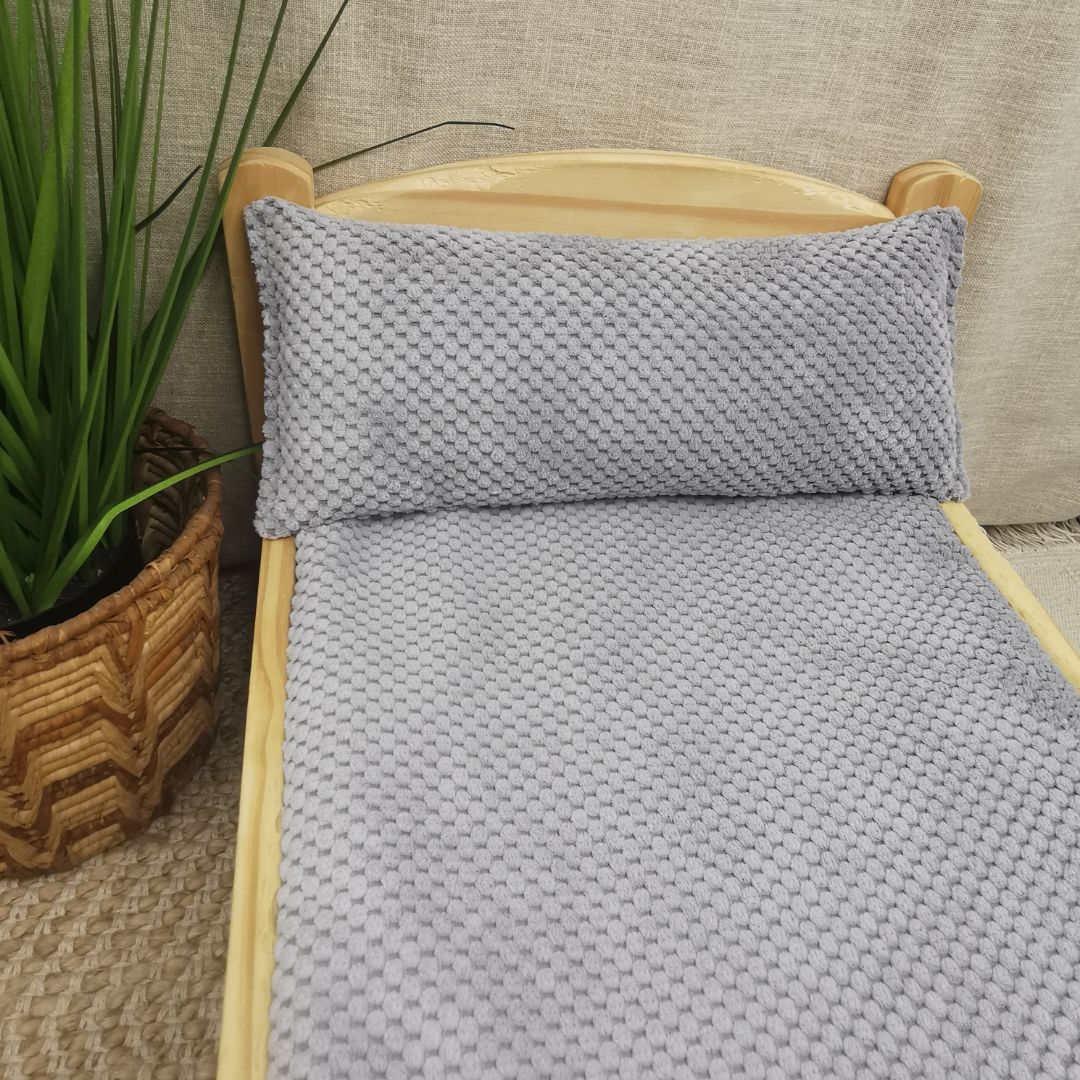 IKEA bedset - Kussen + Babyfruit waterdichte mat