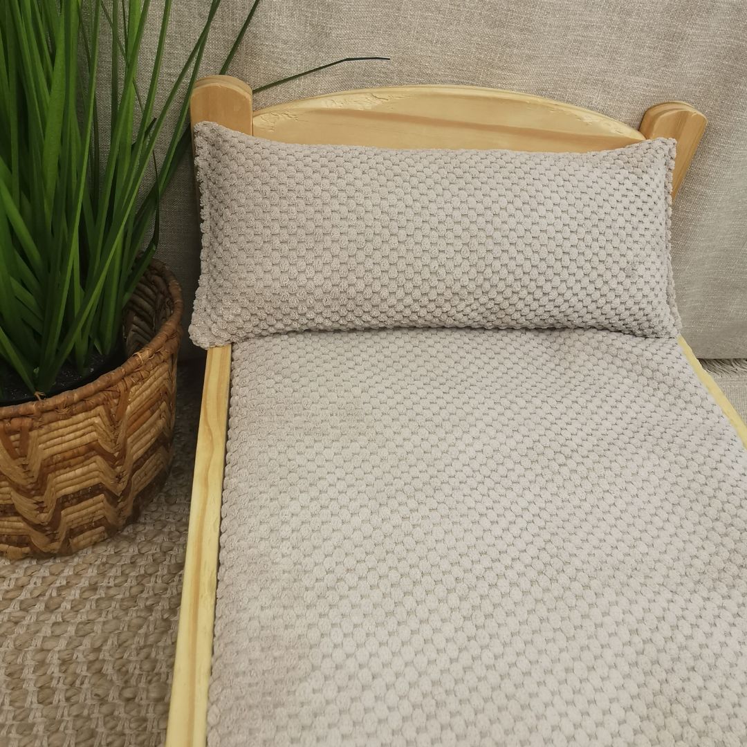 IKEA bedset - Kussen + Babyfruit waterdichte mat