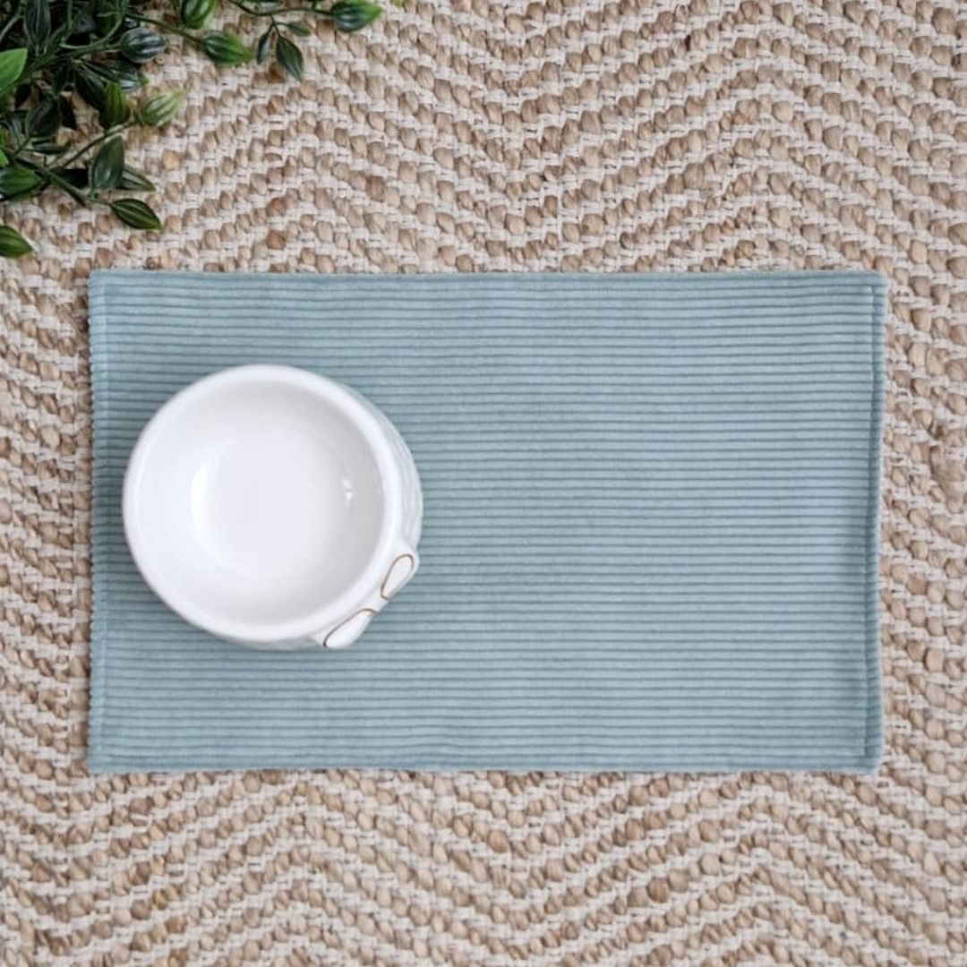 Waterproof Cat Bowl Mat - Thread Embroidered