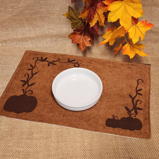 Tapis à gamelle IMPERMEABLE - Lainage - Edition Automne