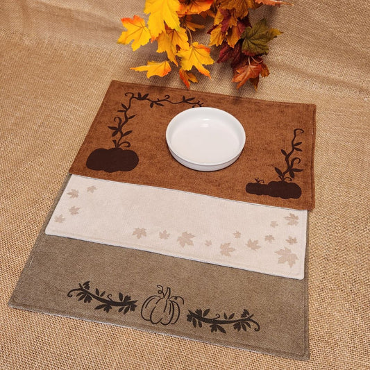 Tapis à gamelle IMPERMEABLE - Lainage - Edition Automne