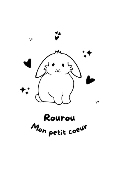 Pochette à livre - Gravure à thème