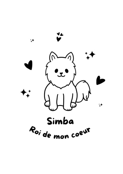 Pochette à livre - Gravure à thème