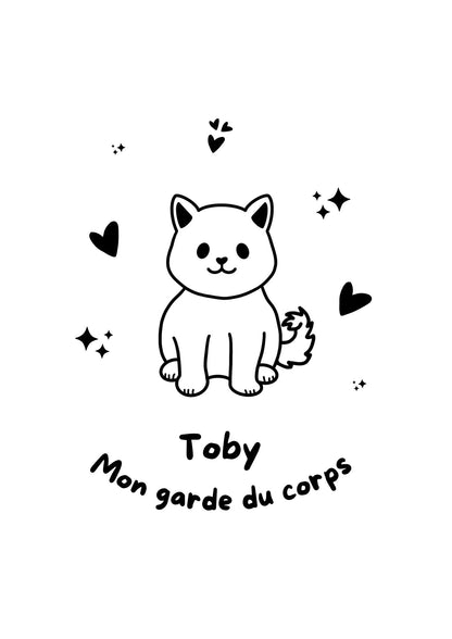 Pochette à livre - Gravure à thème