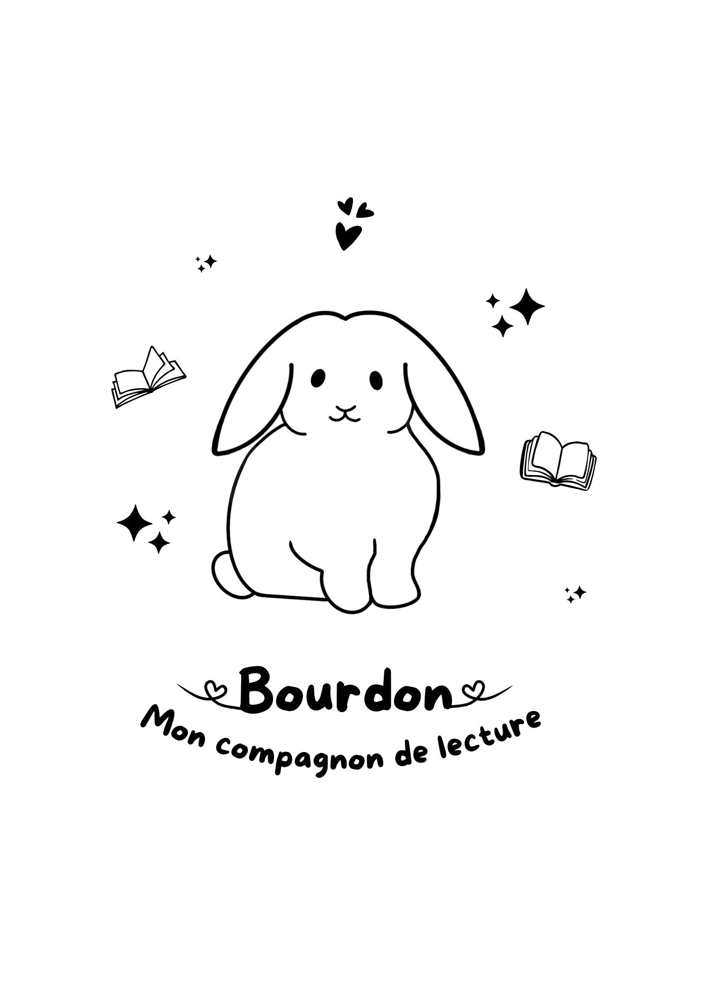 Pochette à livre - Gravure à thème