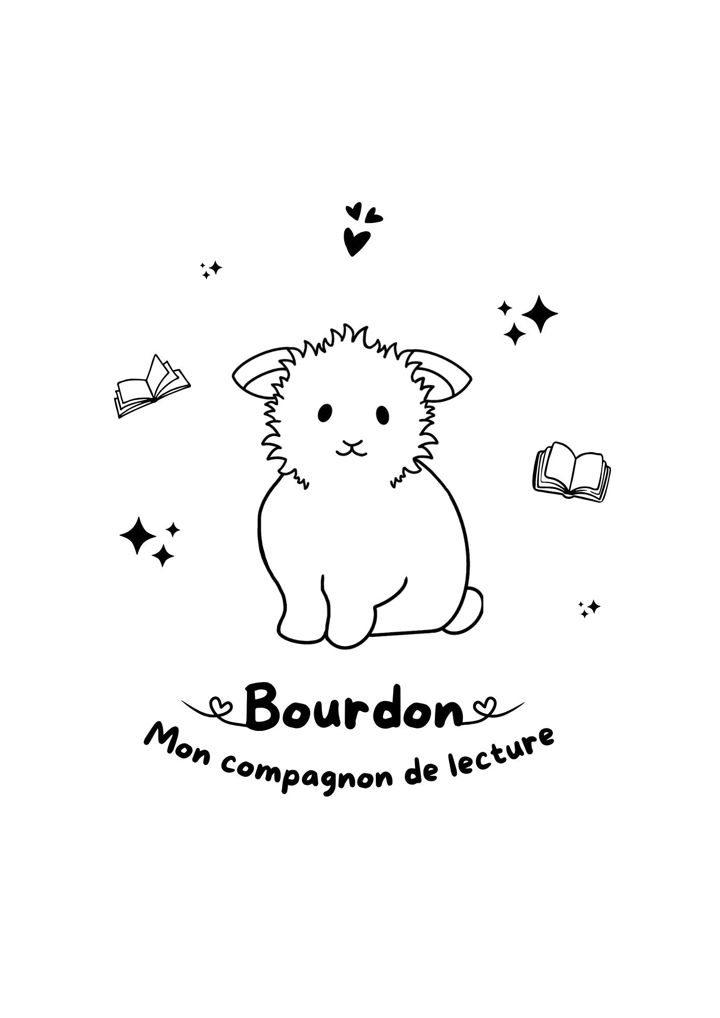 Pochette à livre - Gravure à thème