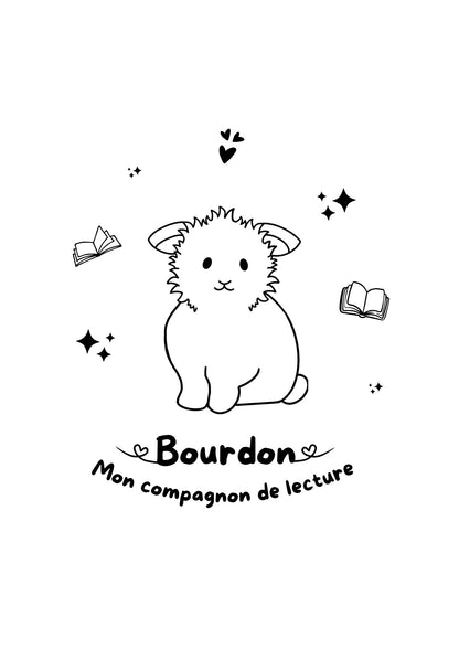 Pochette à livre - Gravure à thème