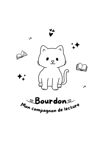 Pochette à livre - Gravure à thème