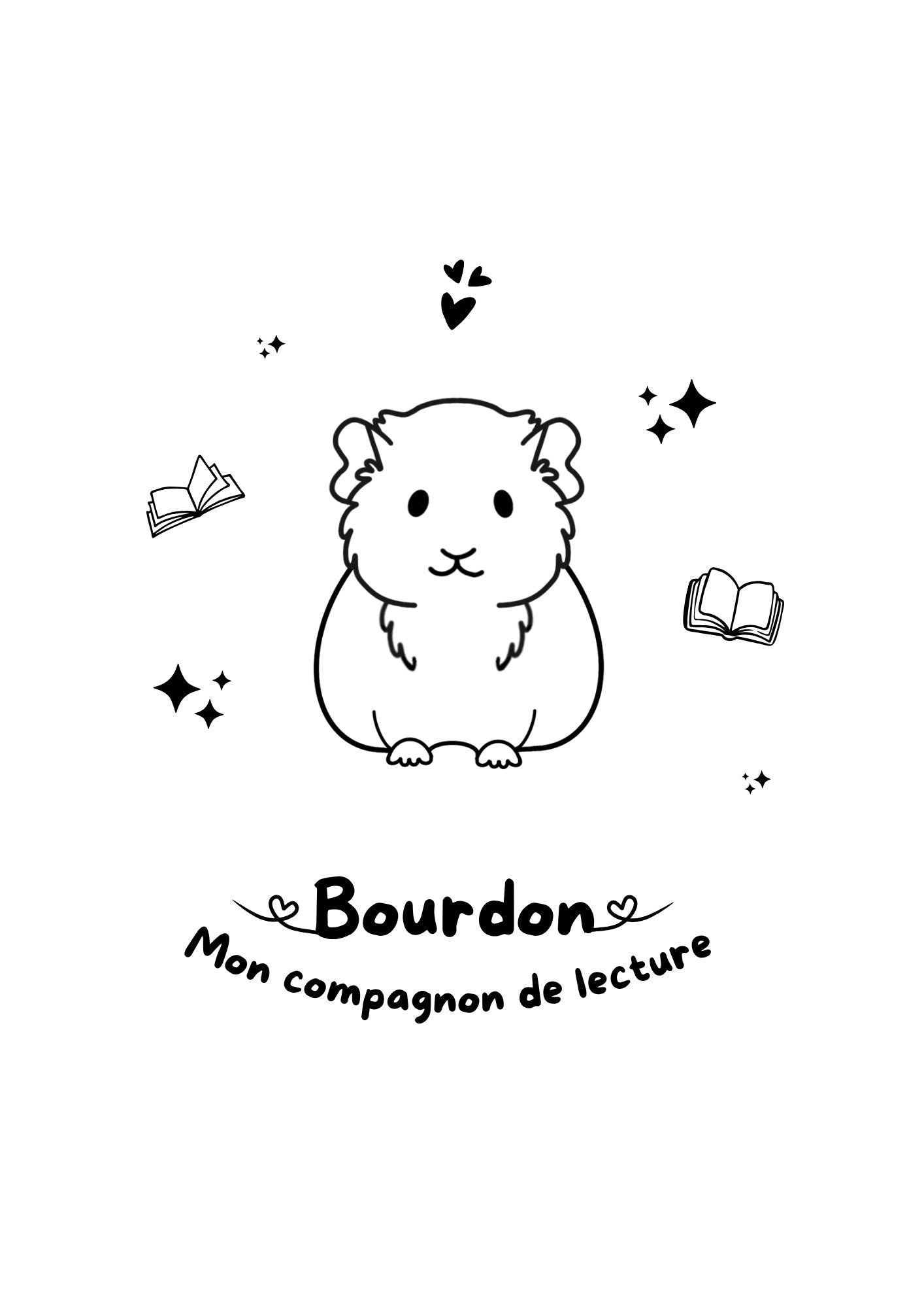 Pochette à livre - Gravure à thème