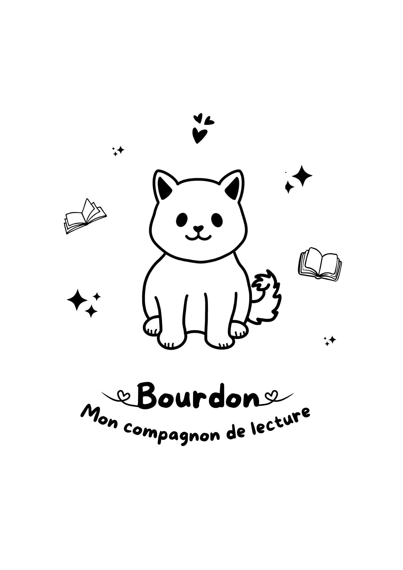 Pochette à livre - Gravure à thème