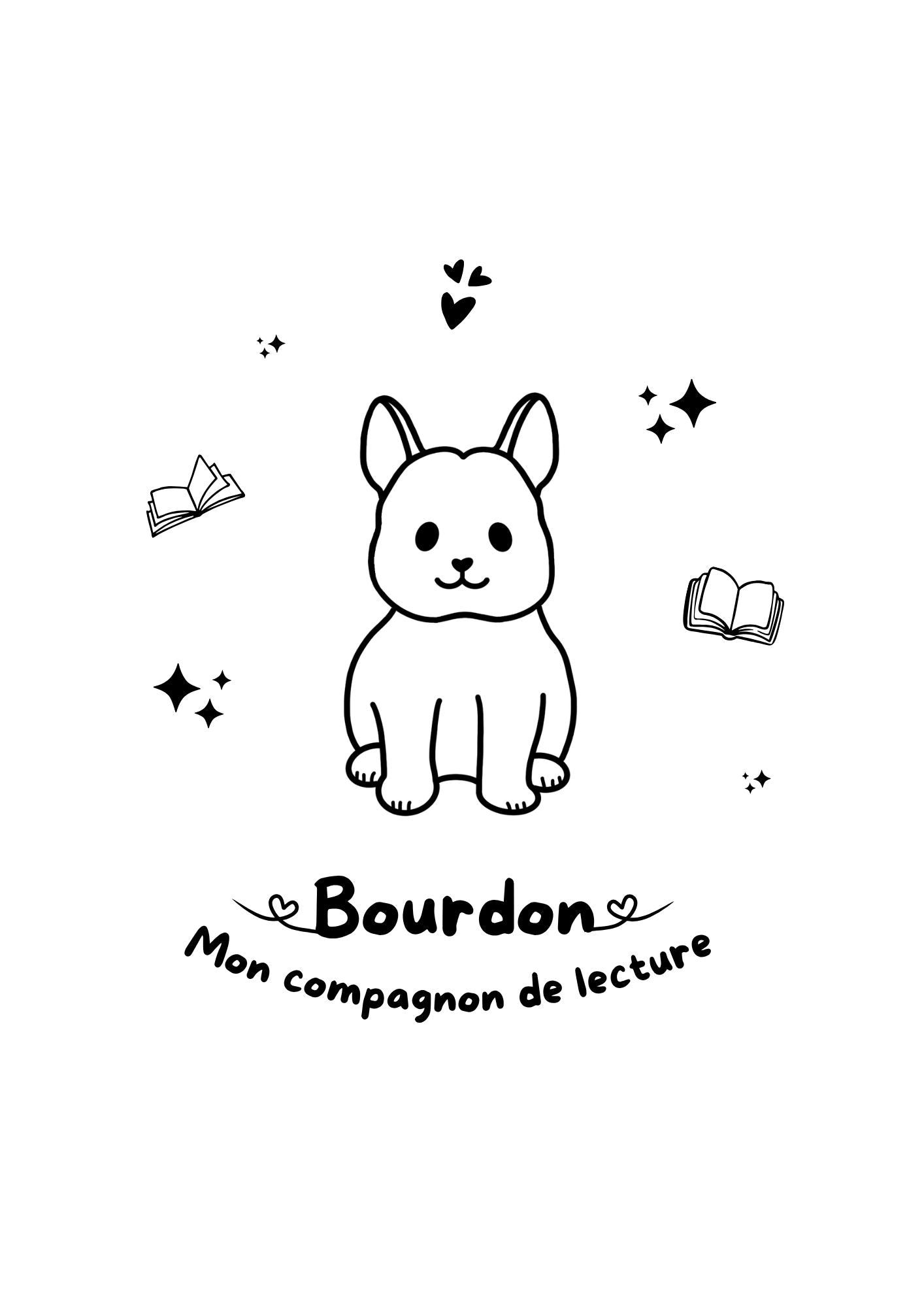 Pochette à livre - Gravure à thème