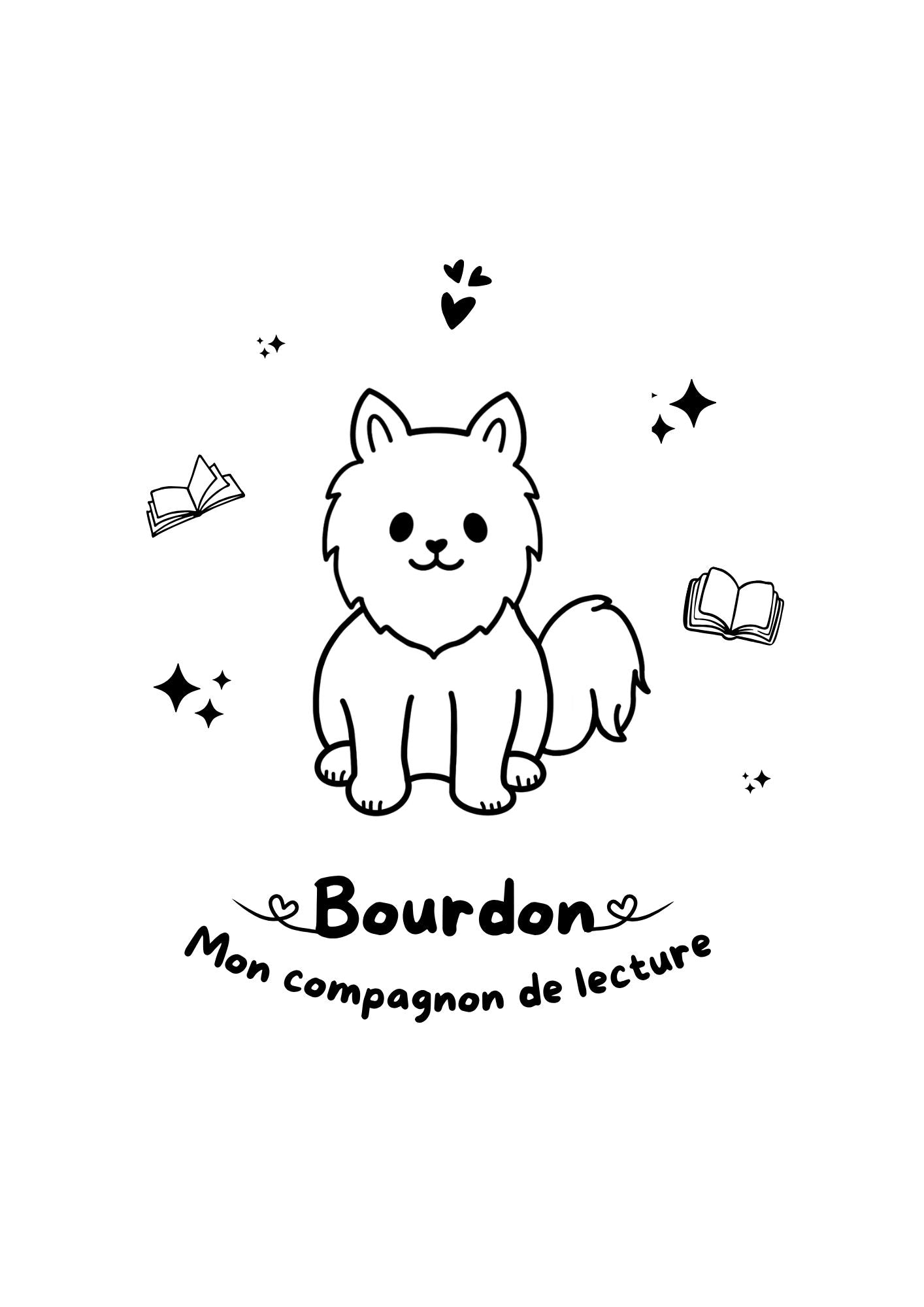 Pochette à livre - Gravure à thème