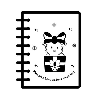 Cahier KRAFT gravé - LAPIN