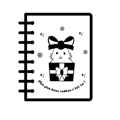 Cahier KRAFT gravé - LAPIN